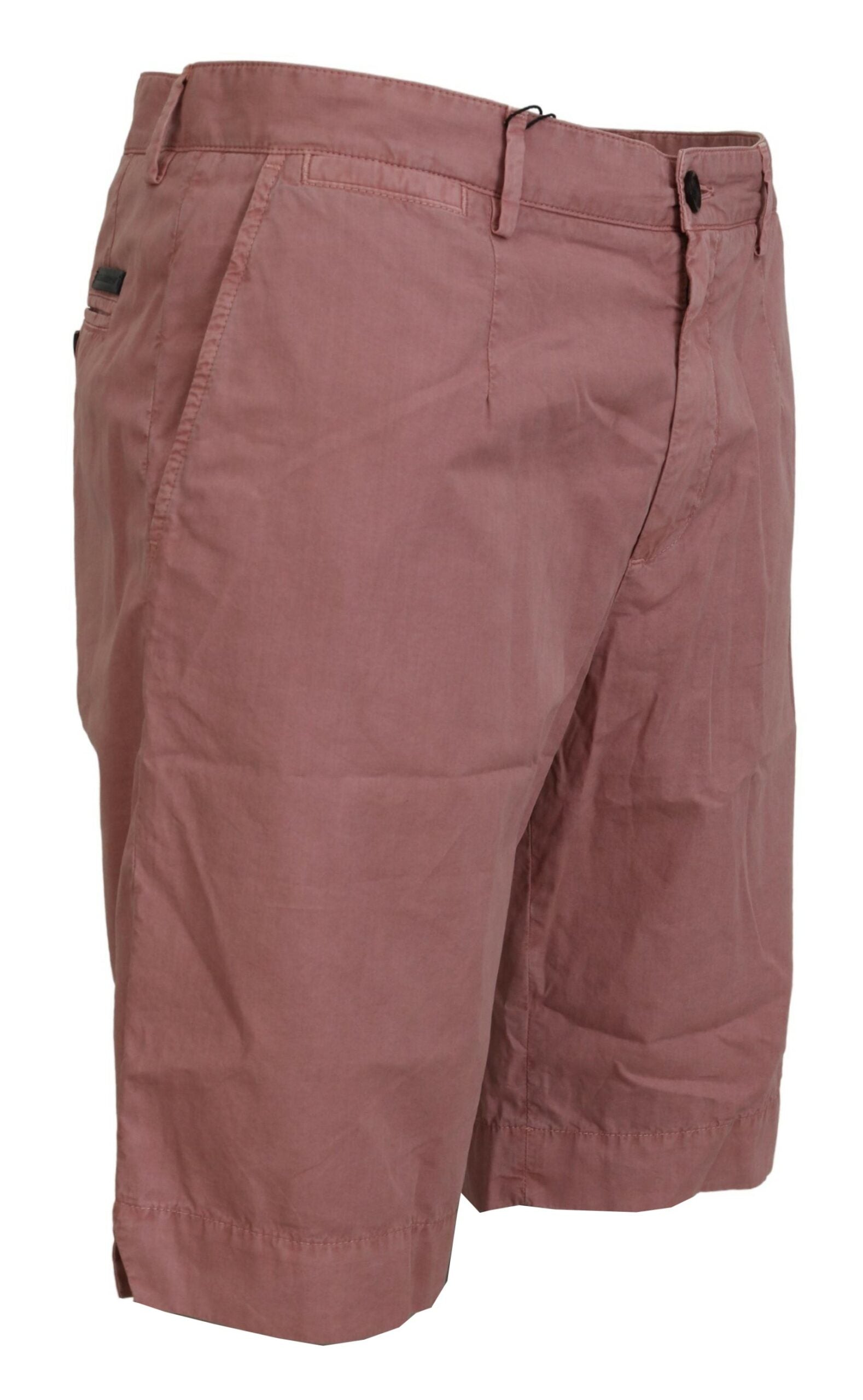Dolce & Gabbana Pink Chinos Cotton Casual Mens Shorts Dolce & Gabbana