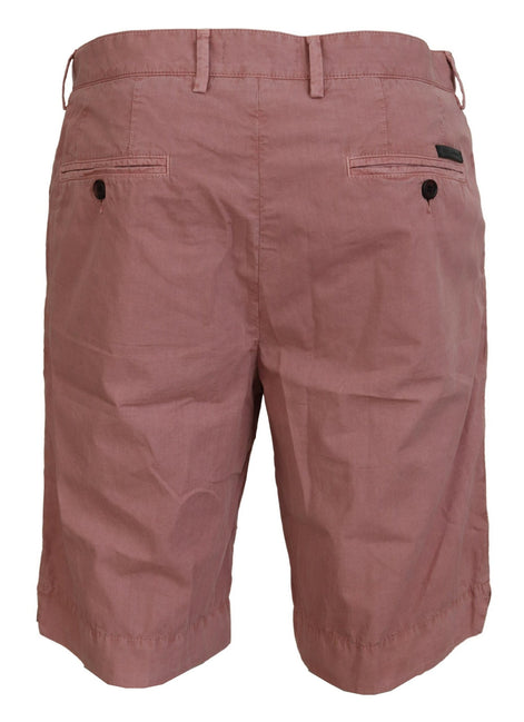 Dolce & Gabbana Pink Chinos Cotton Casual Mens Shorts Dolce & Gabbana
