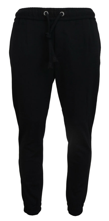 Dolce & Gabbana Black Mens Sport Wool Sweatpants Pants Dolce & Gabbana