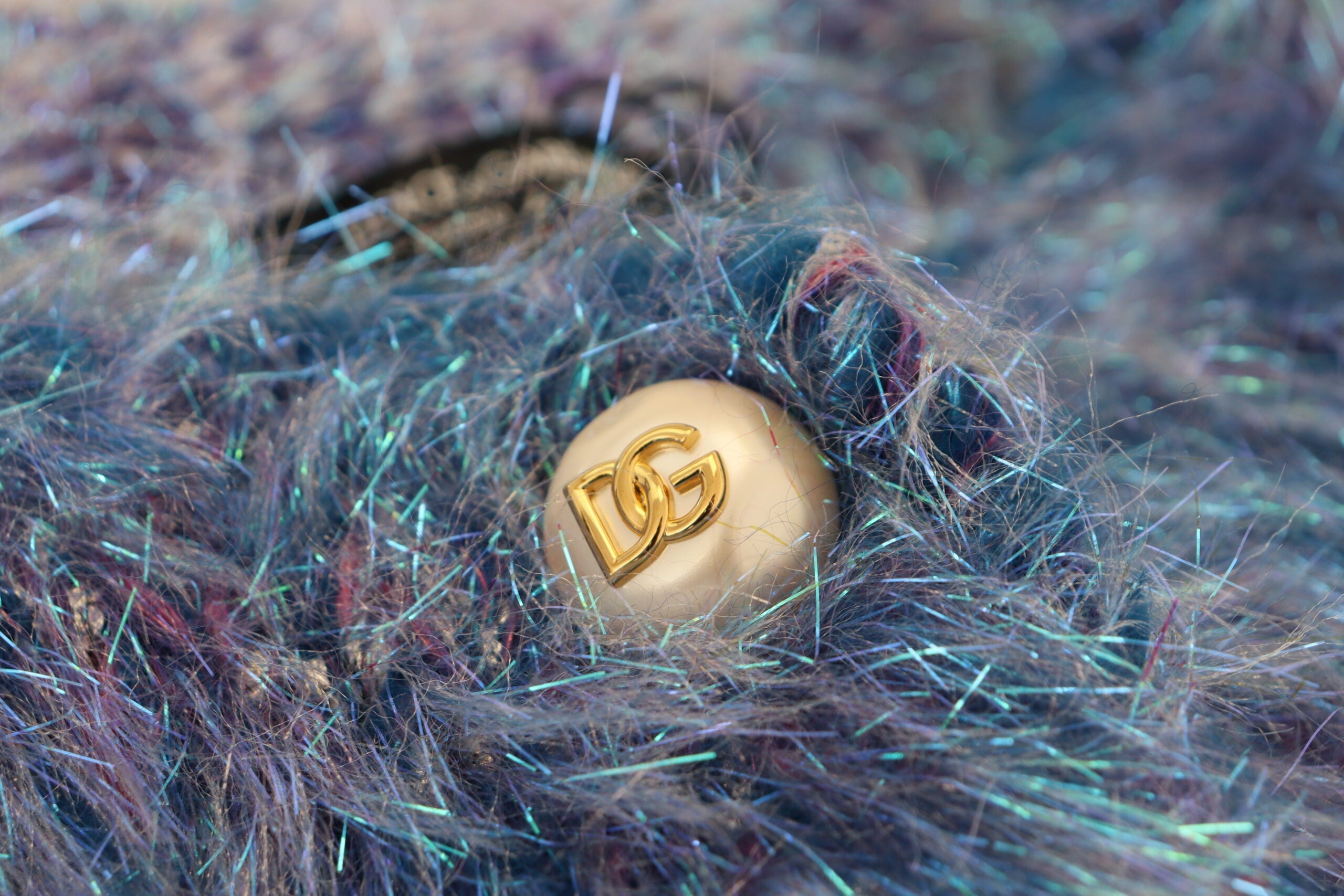 Dolce & Gabbana Multicolor Polyester Fringes Coat Jacket Dolce & Gabbana