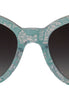 Dolce & Gabbana Blue DG4190 Lace Crystal Acetate Butterfly Sunglasses Dolce & Gabbana