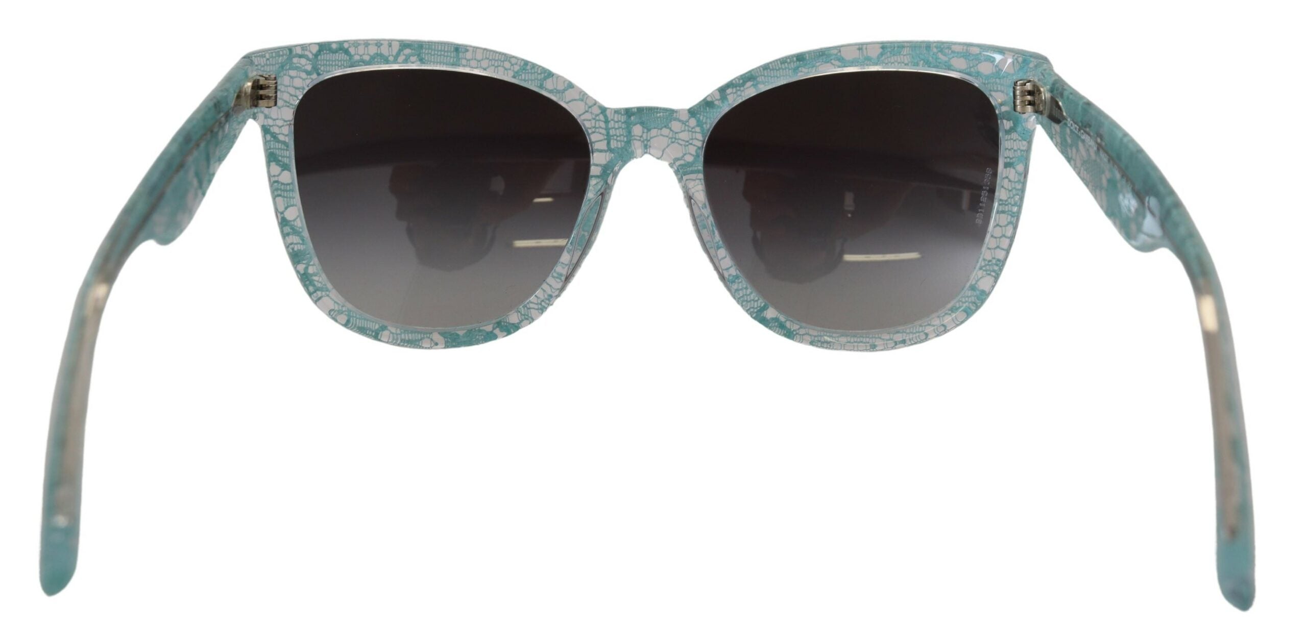 Dolce & Gabbana Blue DG4190 Lace Crystal Acetate Butterfly Sunglasses Dolce & Gabbana