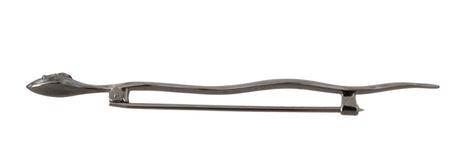 Dolce & Gabbana Silver Brass Crystal Spilla Serpente Brooch Pin Dolce & Gabbana