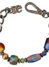 Dolce & Gabbana multicolor Silver Chain Brass Beaded Lobster Clasp Bracelet Dolce & Gabbana