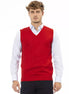 Alpha Studio Red Viscose Men Jacket Alpha Studio