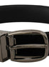 Dolce & Gabbana Black Velvet Classic Logo Engraved Metal Belt Dolce & Gabbana