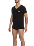 Cavalli Class Black Cotton Men T-Shirt Cavalli Class