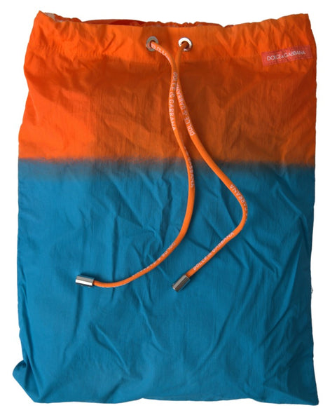 Dolce & Gabbana Orange Blue Gradient Beachwear Swimwear Shorts Dolce & Gabbana