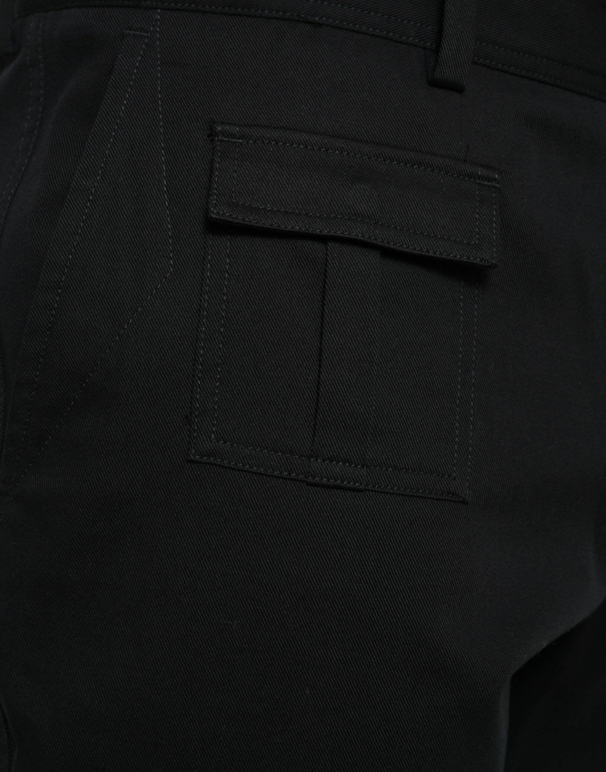 Dolce & Gabbana Black Gray slim Cotton Denim Jeans Dolce & Gabbana