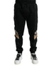 Dolce & Gabbana Black Cotton Slim Stretch Jogger Pants Dolce & Gabbana