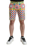 Dolce & Gabbana Multicolor Carretto Print Men Bermuda Shorts Dolce & Gabbana
