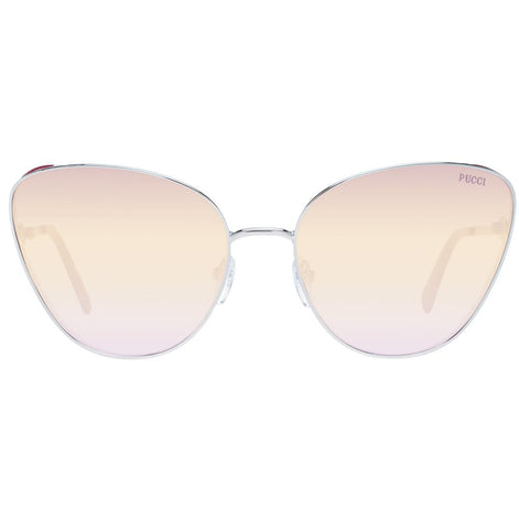 Emilio Pucci Silver Metal Sunglasses Emilio Pucci