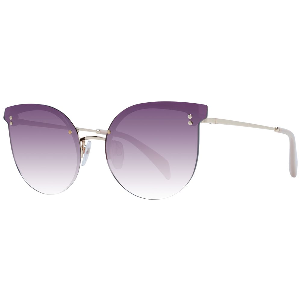 Maje Gold Stainless Steel Sunglasses Maje
