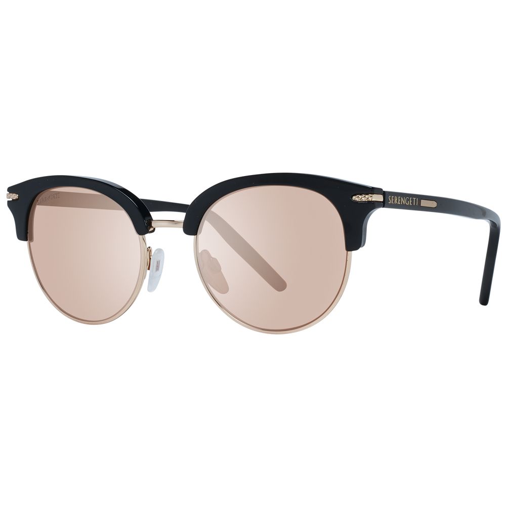 Serengeti Black Acetate & Metal Sunglasses Serengeti