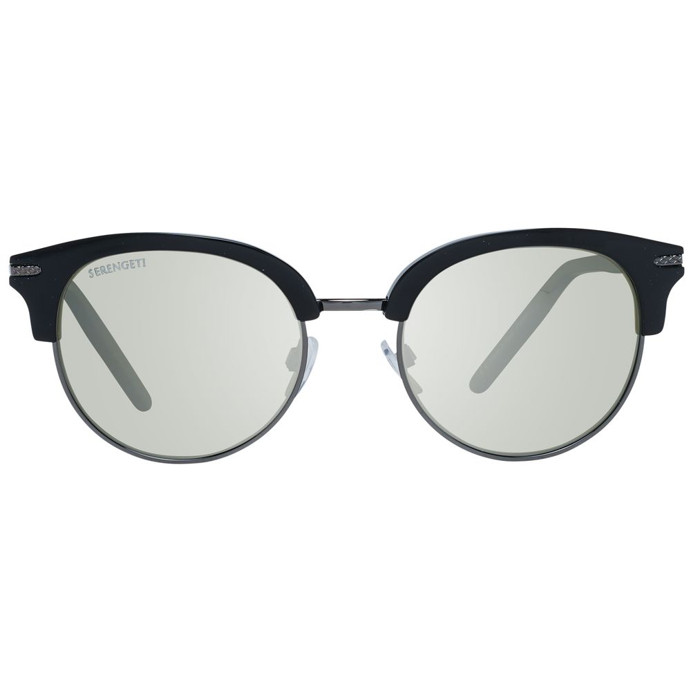 Serengeti Black Acetate & Metal Sunglasses Serengeti