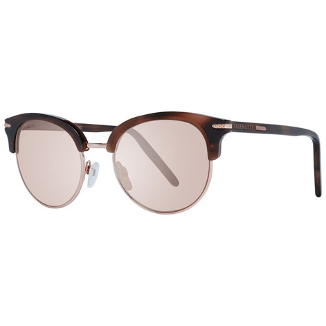 Serengeti Brown Acetate & Metal Sunglasses Serengeti