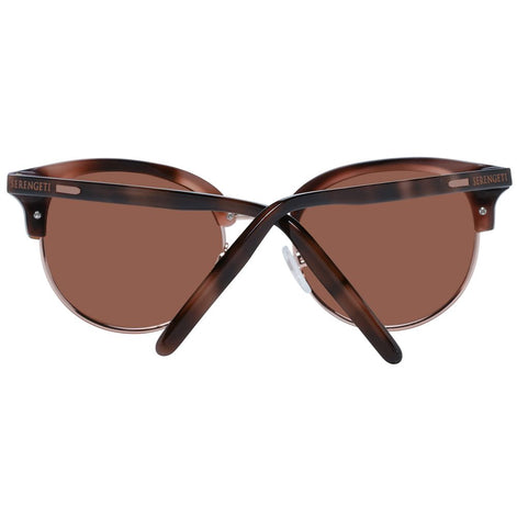 Serengeti Brown Acetate & Metal Sunglasses Serengeti
