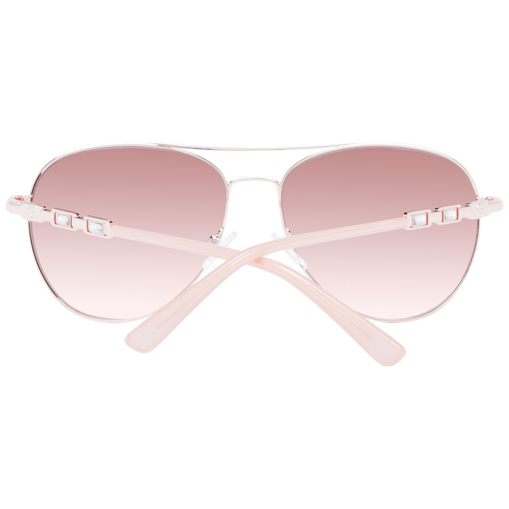 Guess Rose Gold Metal Sunglasses Guess