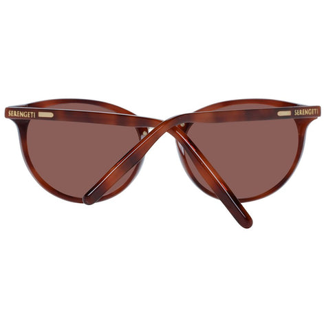 Serengeti Brown Acetate & Metal Sunglasses Serengeti