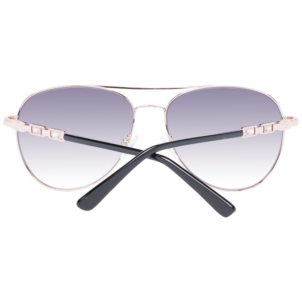 Guess Rose Gold Metal Sunglasses Guess