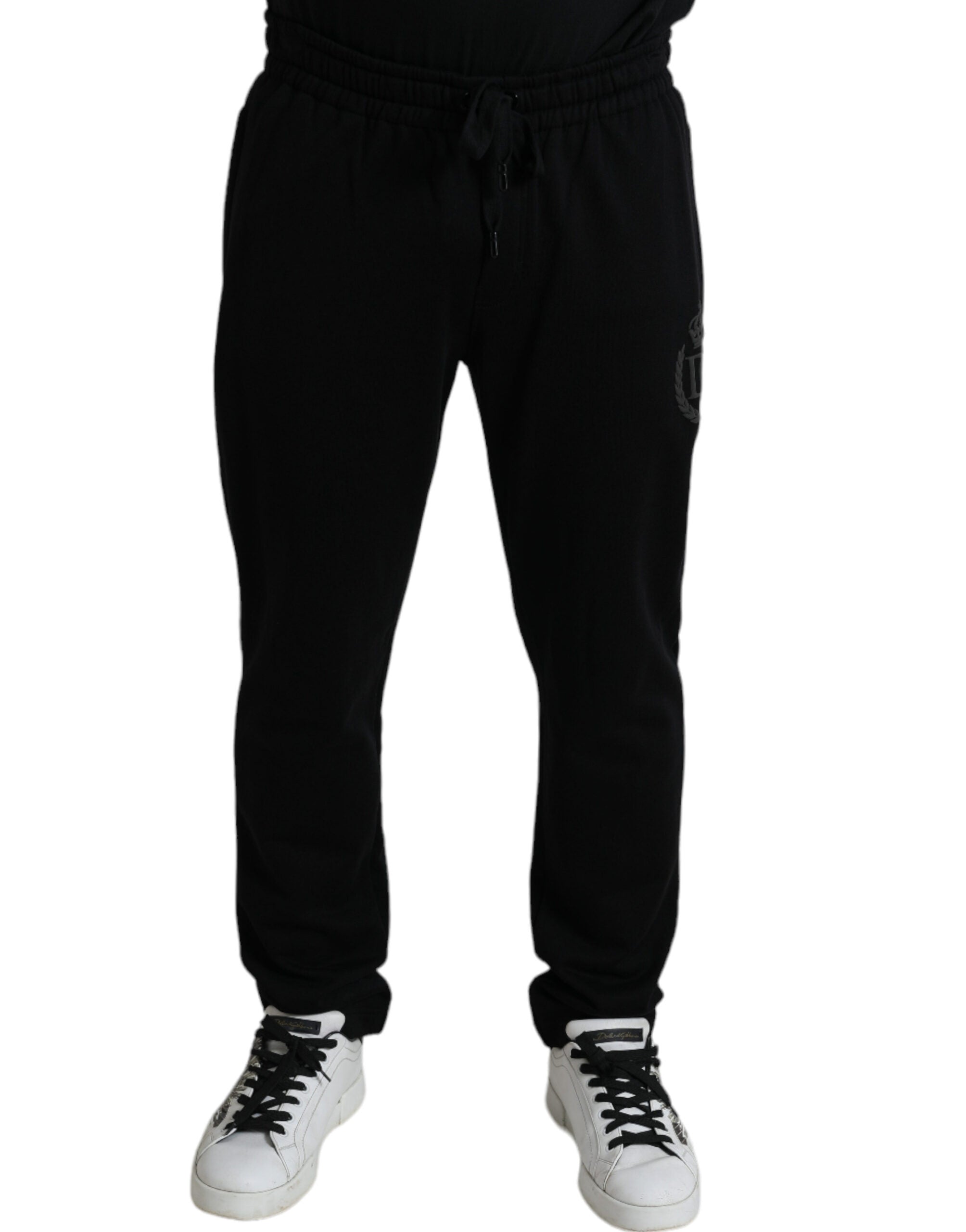 Dolce & Gabbana Black DG Logo Skinny Jogger Sweatpants Pants Dolce & Gabbana