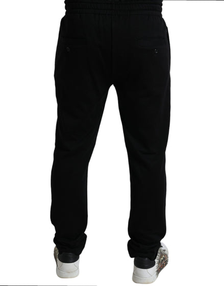 Dolce & Gabbana Black DG Logo Skinny Jogger Sweatpants Pants Dolce & Gabbana