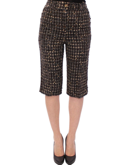 Dolce & Gabbana Multicolor Wool Shorts Pants Dolce & Gabbana