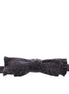 Dolce & Gabbana Gray Black Wool Silk Bow Tie Dolce & Gabbana
