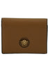 Versace Elegant Compact Leather Wallet in Brown Versace