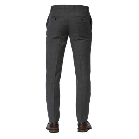 Trussardi Gray Wool Men Trouser Trussardi