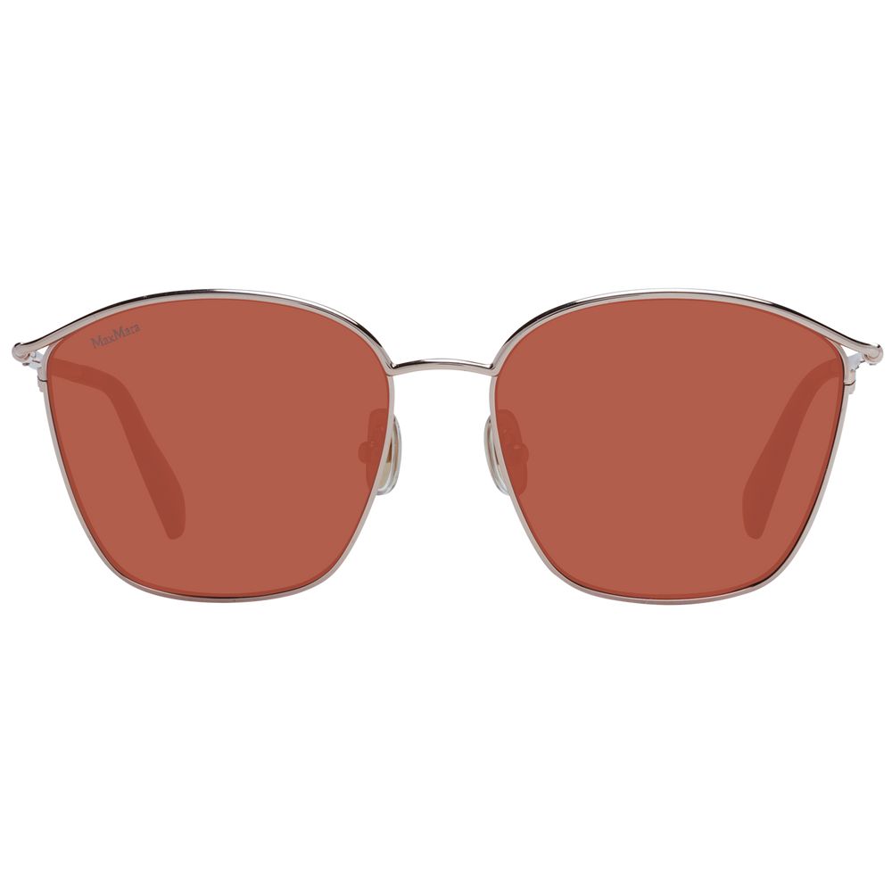 Max Mara Rose Gold Metal Sunglasses Max Mara