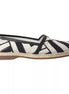 Dolce & Gabbana Black White Stripes Slip On Espadrille Shoes Dolce & Gabbana