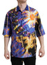 Dolce & Gabbana Multicolor Luminarie Print Cotton Casual Shirt Dolce & Gabbana