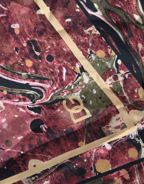 Dolce & Gabbana Multicolor Button Down Silk Shirt Dolce & Gabbana