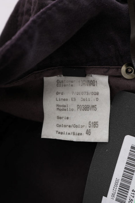 Ermanno Scervino Brown Cotton Cropped Casual Pants Ermanno Scervino