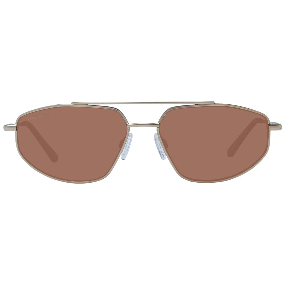 Serengeti Gold Metal Sunglasses Serengeti