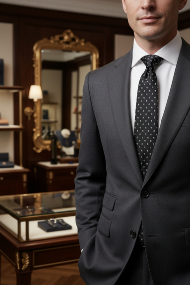 Cravate ajustable Dolce &amp; Gabbana en mélange de coton noir à logo