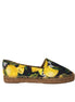 Dolce & Gabbana Multicolor Lemon Slip On Espadrilles Shoes Dolce & Gabbana