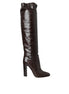 Dolce & Gabbana Brown Exotic Leather Heels High Boots Shoes Dolce & Gabbana