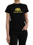 Balenciaga Black Cotton Logo Print Crew Neck Short Sleeves T-shirt Balenciaga
