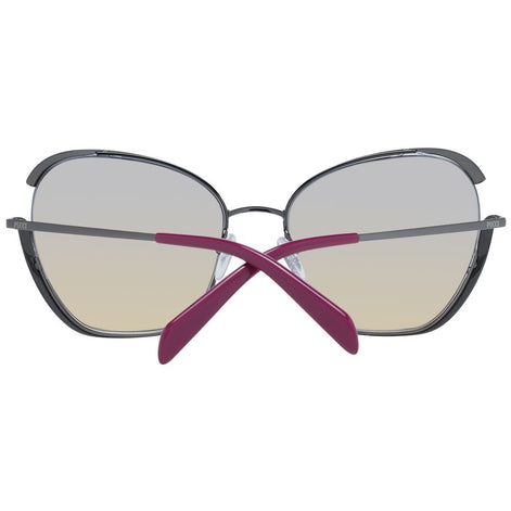 Emilio Pucci Gray Metal Sunglasses Emilio Pucci
