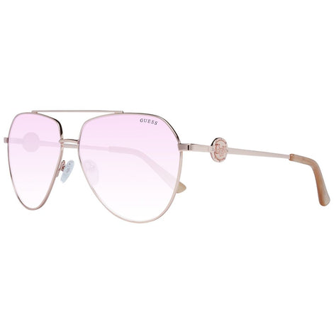 Guess Rose Gold Metal Sunglasses Guess