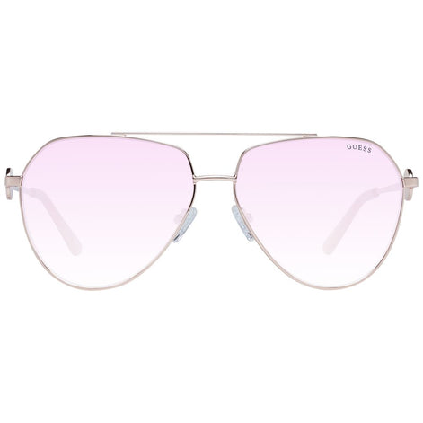 Guess Rose Gold Metal Sunglasses Guess