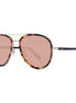 Emilio Pucci Brown Metal Sunglasses Emilio Pucci