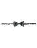 Dolce & Gabbana Black White Printed Adjustable Neck Men Bow Tie Dolce & Gabbana