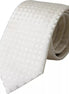 Dolce & Gabbana White Dotted Silk Classic Adjustable Men Tie Dolce & Gabbana