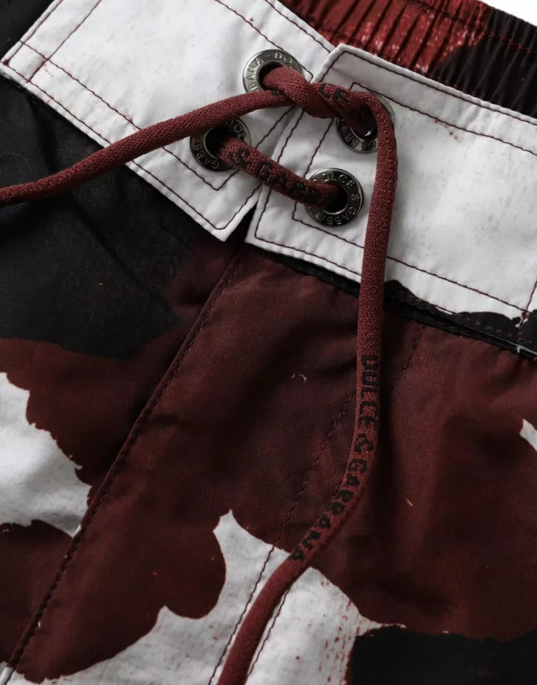 Dolce & Gabbana Multicolor Camouflage DG Logo Beachwear Shorts Swimwear Dolce & Gabbana