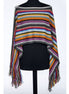 Missoni Multicolor Wool Women Poncho Missoni