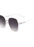 Guess White Metal Sunglasses Guess