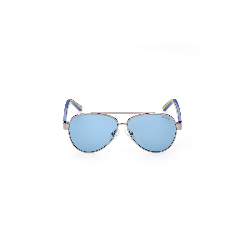 Guess Gray Metal Sunglasses Guess